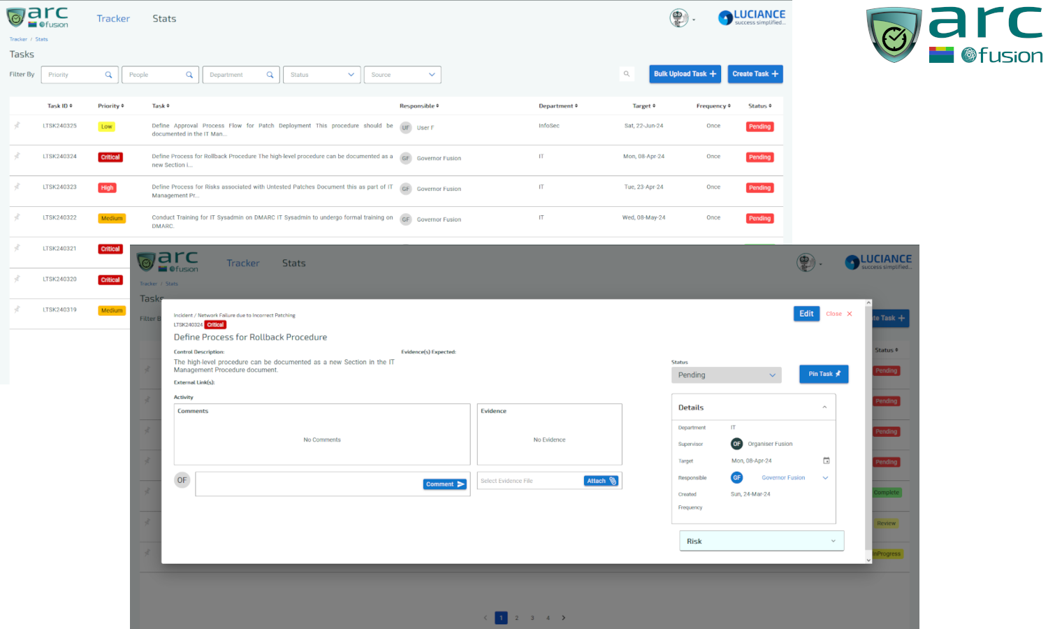 Arc Task Management System Hero