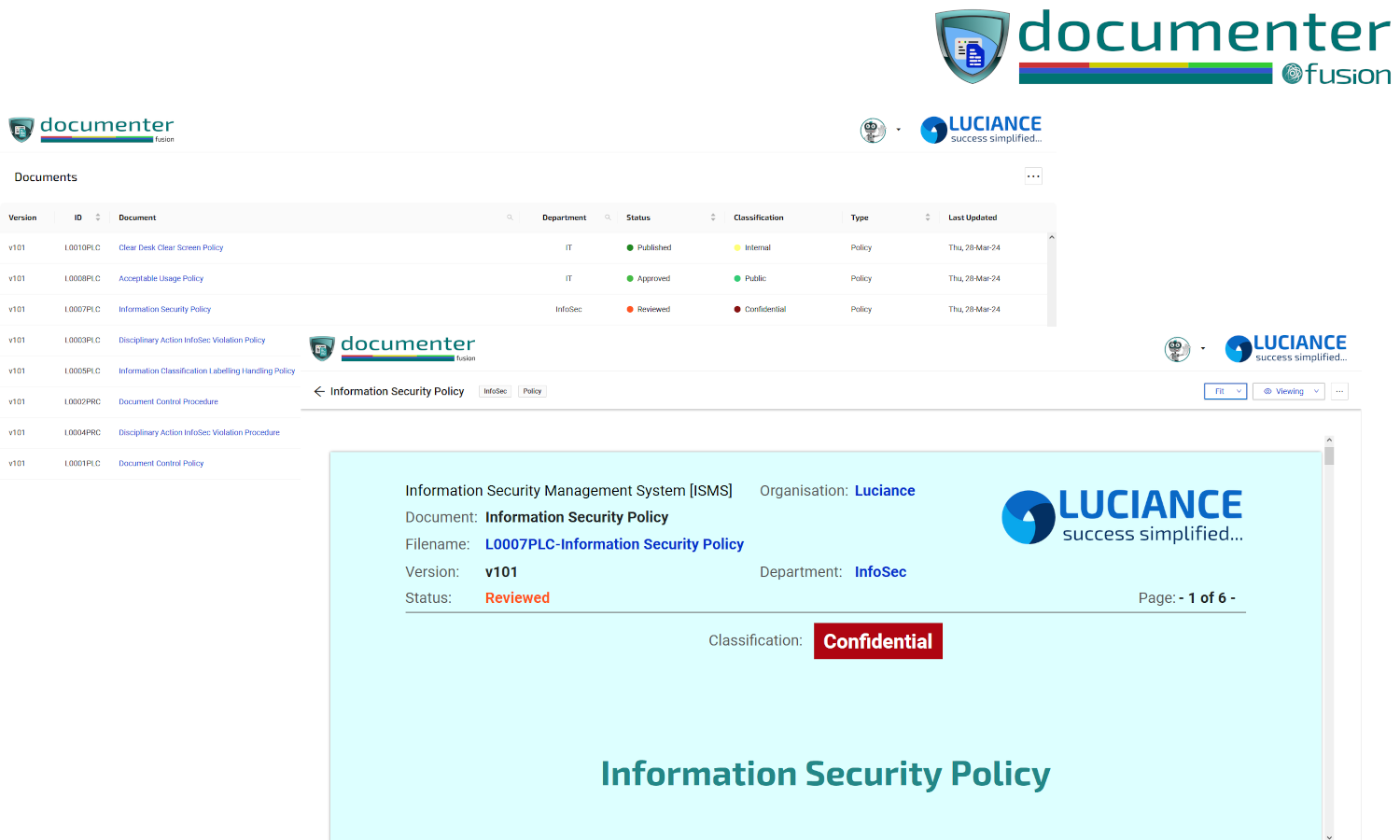 Documenter Document Management System Hero