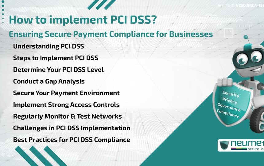 How to implement PCI DSS? Ensuring Secure Payment Compliance for Businesses