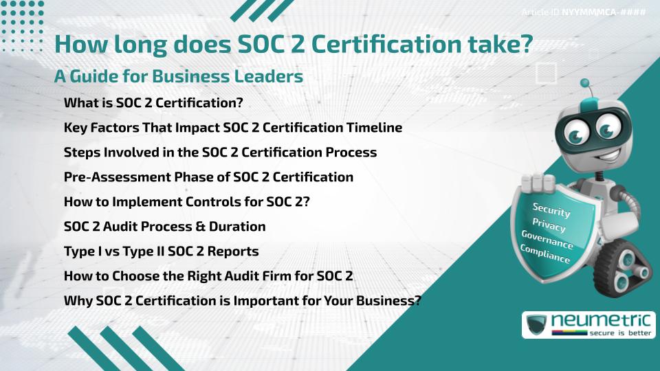 How long does SOC 2 Certification take? A Guide for Business Leaders