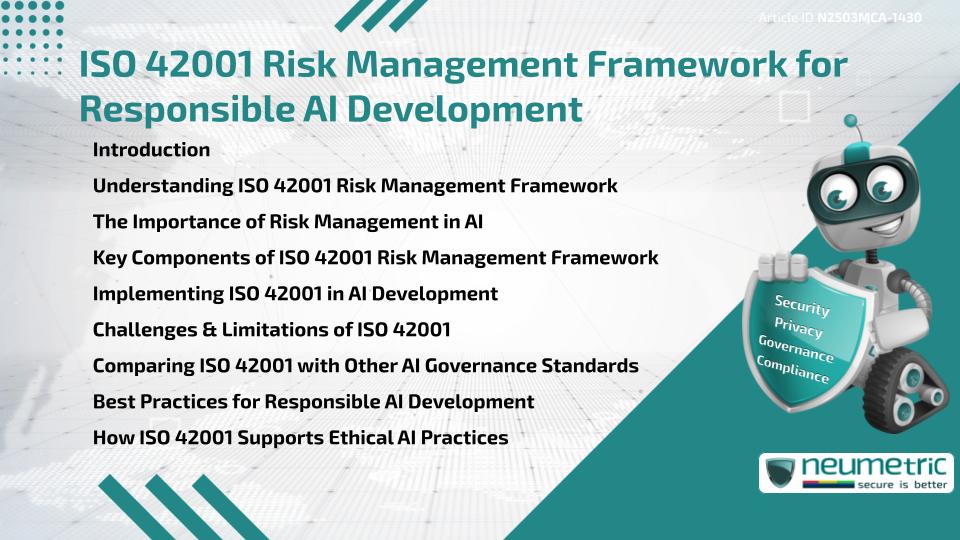ISO 42001 Risk Management Framework for Responsible AI Development