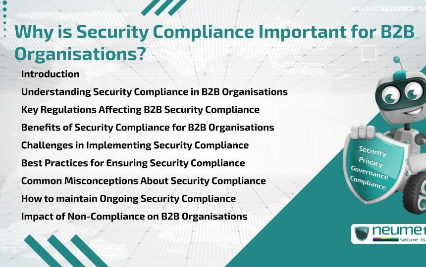 Why is Security Compliance Important for B2B Organisations?