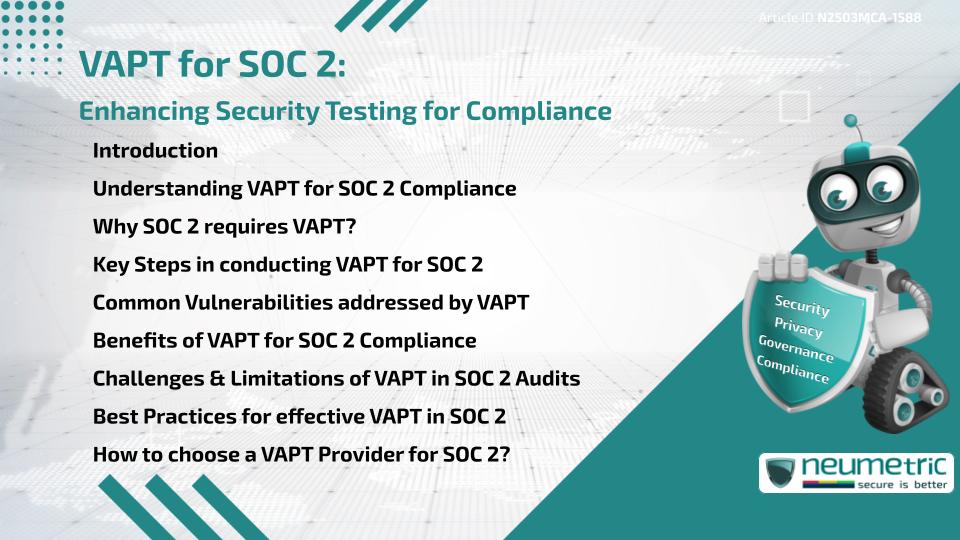 VAPT for SOC 2: Enhancing Security Testing for Compliance