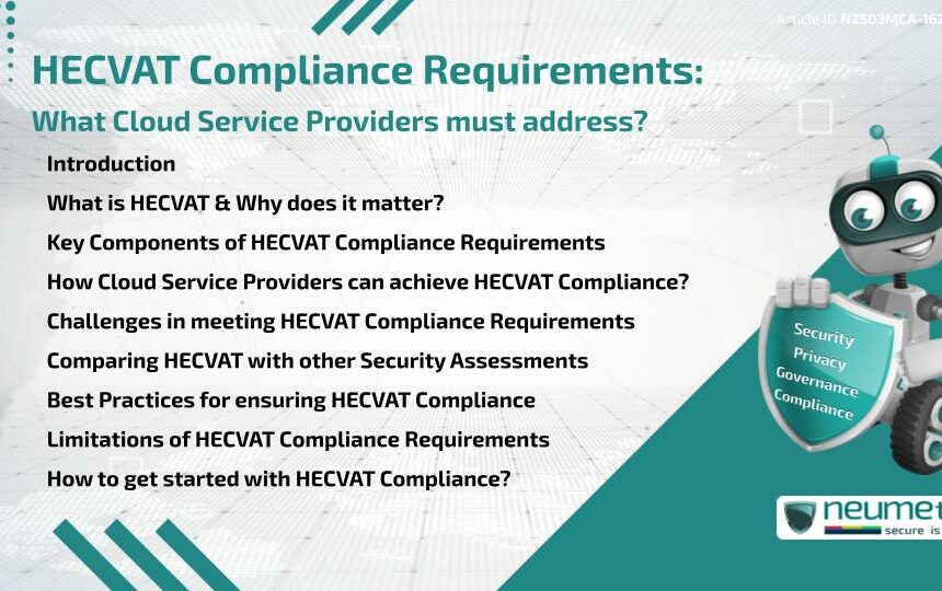 HECVAT Compliance Requirements: What Cloud Service Providers must address?