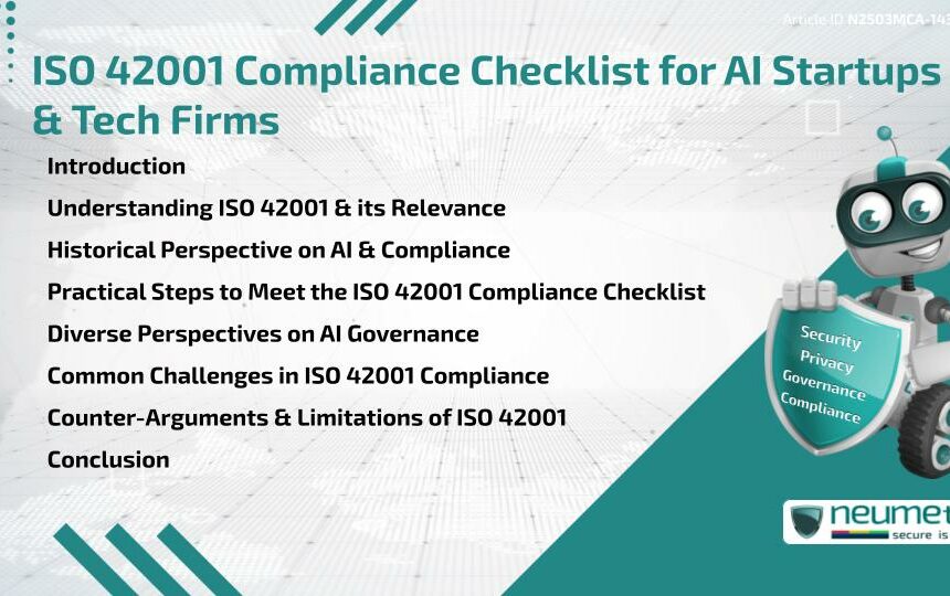 ISO 42001 Compliance Checklist for AI Startups & Tech Firms