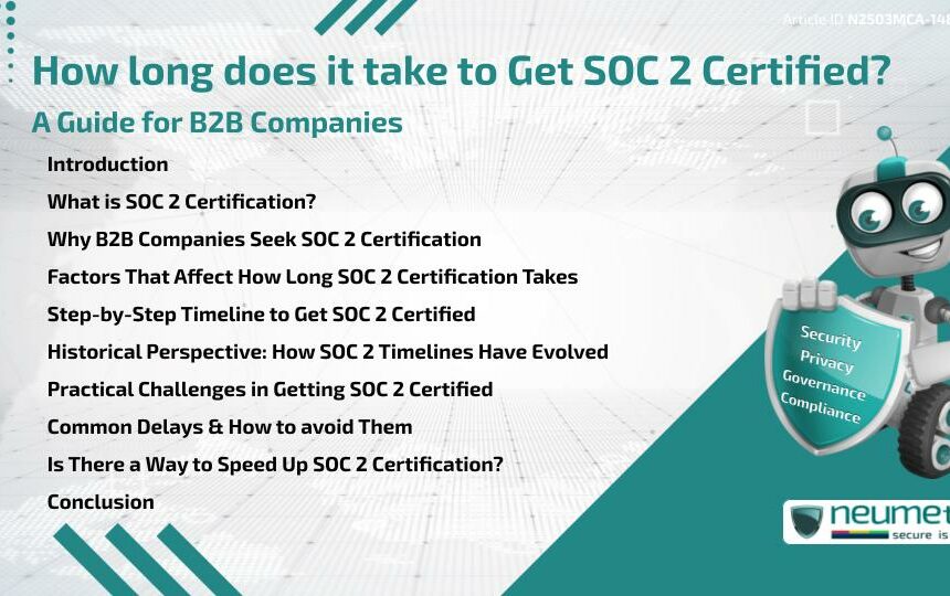 How long does it take to Get SOC 2 Certified? A Guide for B2B Companies