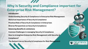 Why is Security and Compliance important for Enterprise Risk Management?