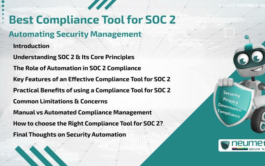 Best Compliance Tool for SOC 2: Automating Security Management