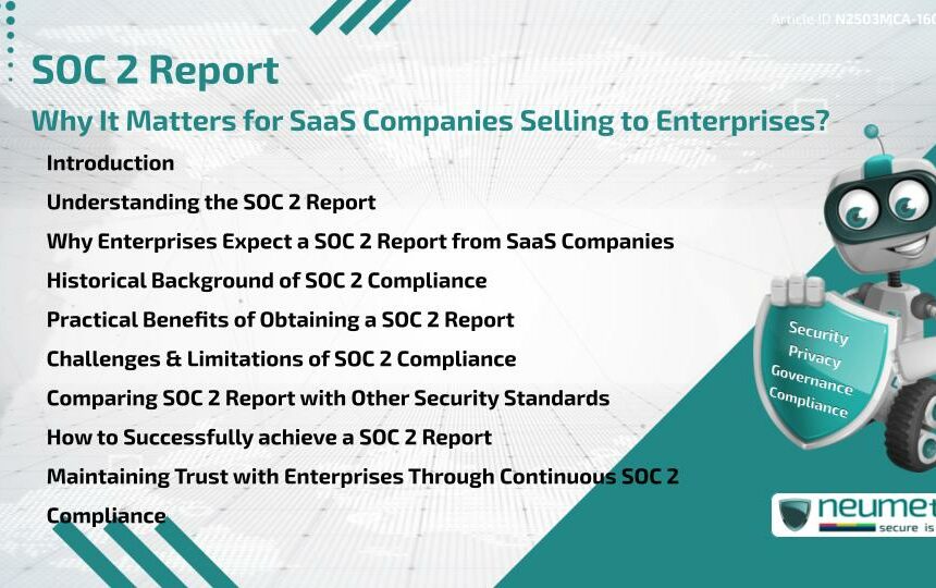 SOC 2 Report: Why It Matters for SaaS Companies Selling to Enterprises?
