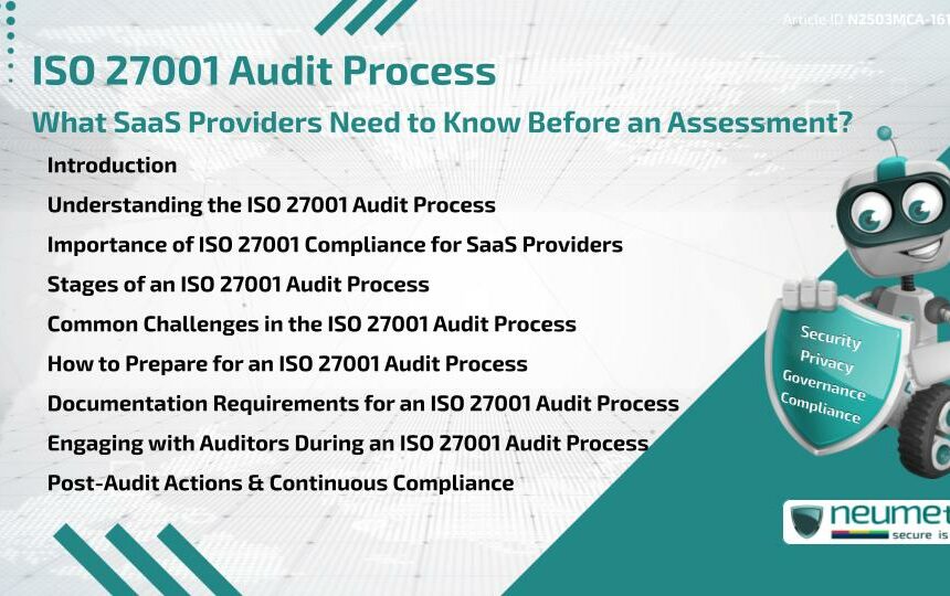 ISO 27001 Audit Process: What SaaS Providers Need to Know Before an Assessment?