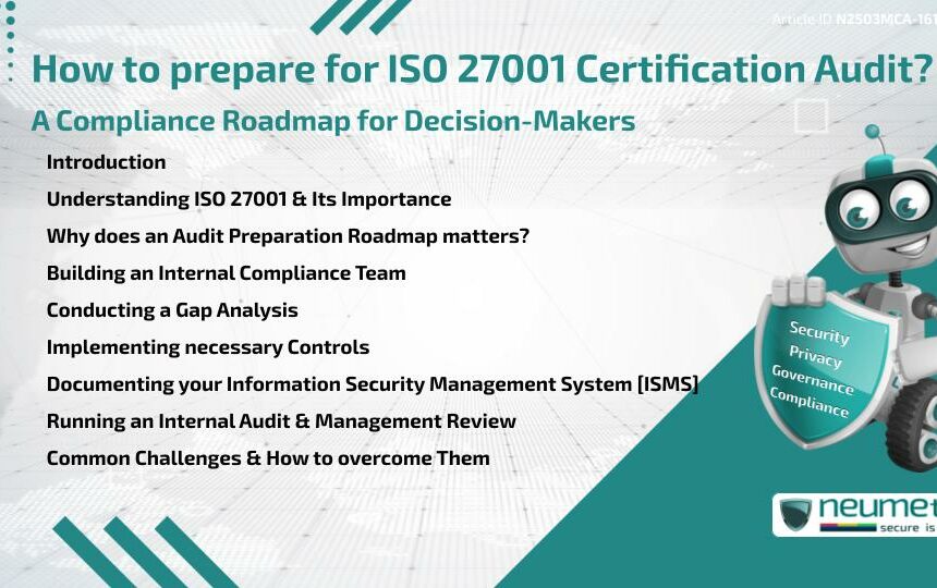 How to Prepare for ISO 27001 Certification Audit? A Compliance Roadmap for Decision-Makers