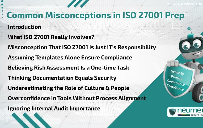 Common Misconceptions in ISO 27001 Prep
