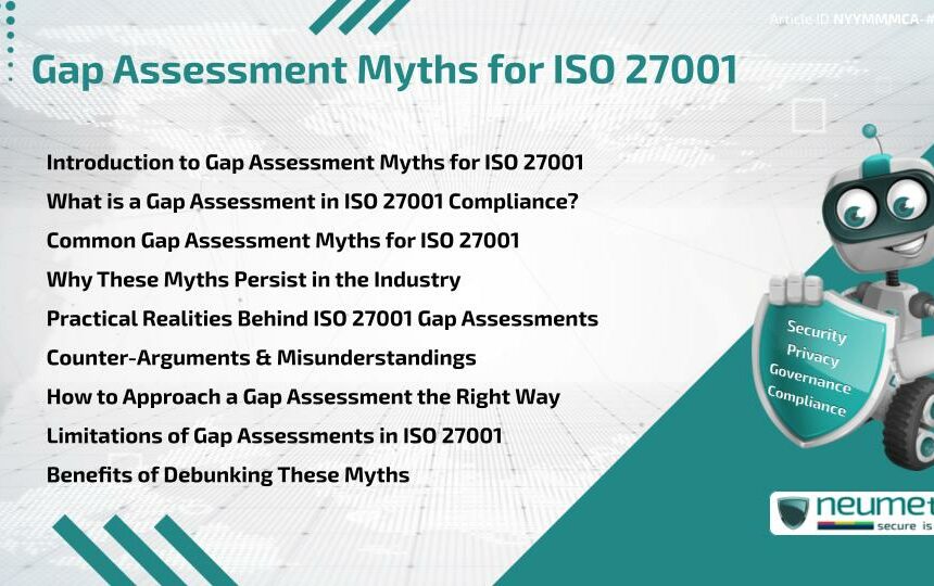 Gap Assessment Myths for ISO 27001