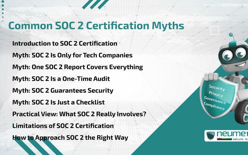 Common SOC 2 Certification Myths