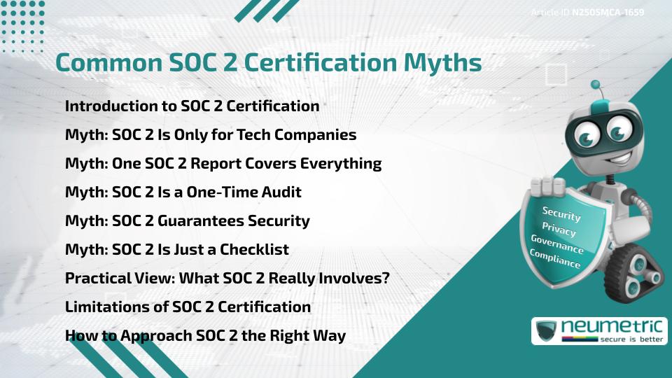Common SOC 2 Certification Myths