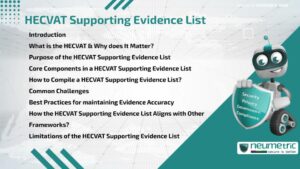 HECVAT Supporting Evidence List