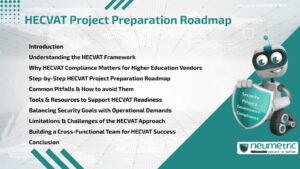 Journal (General Articles) | Neumetric HECVAT Project Preparation Roadmap