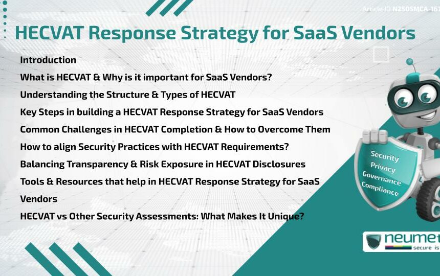 HECVAT Response Strategy for SaaS Vendors