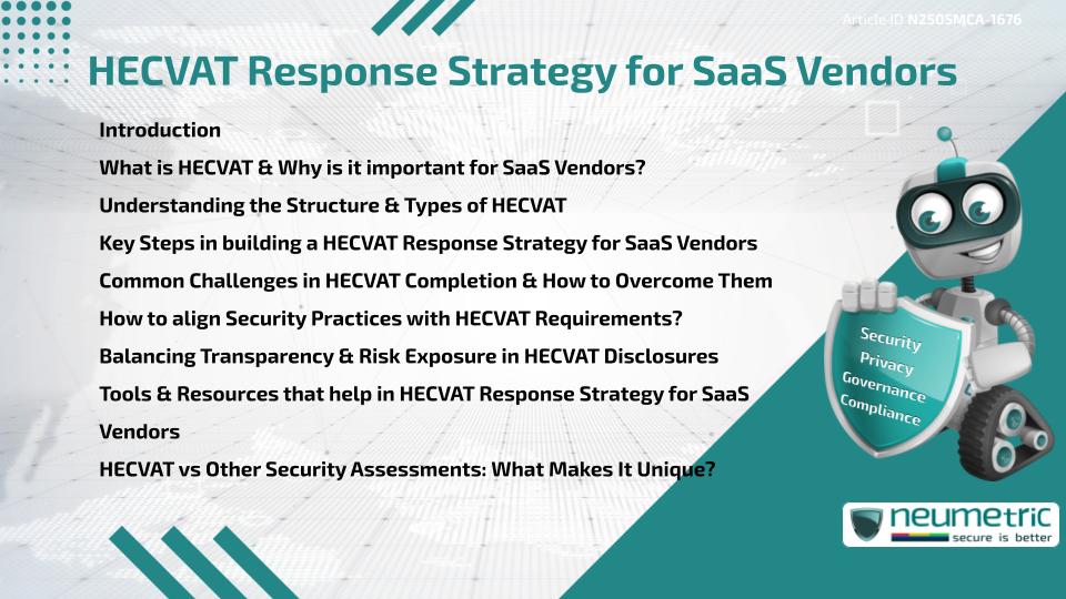 HECVAT Response Strategy for SaaS Vendors