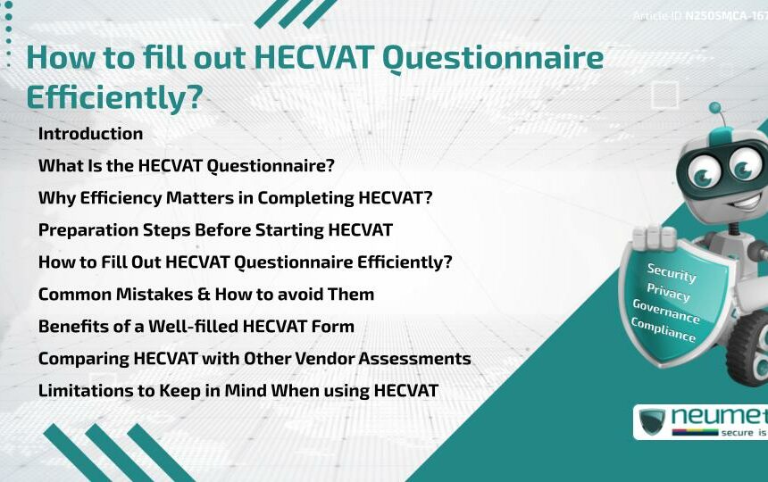 How to fill out HECVAT Questionnaire Efficiently?