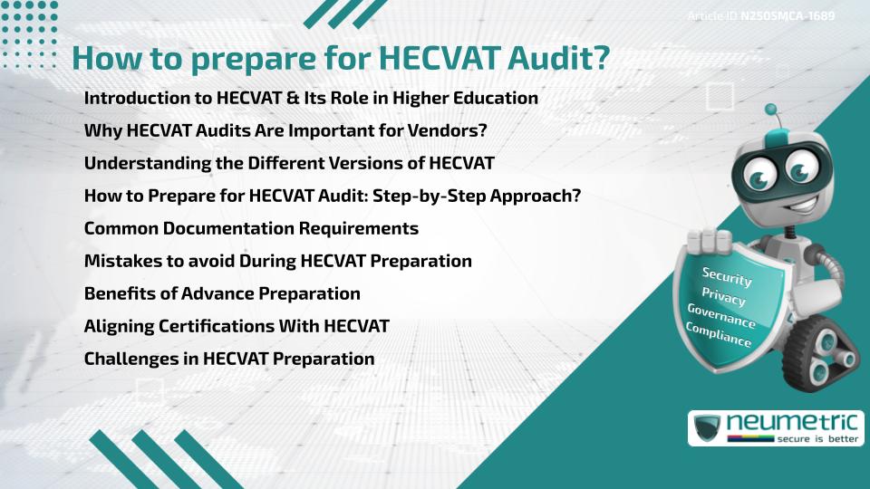 How to prepare for HECVAT Audit