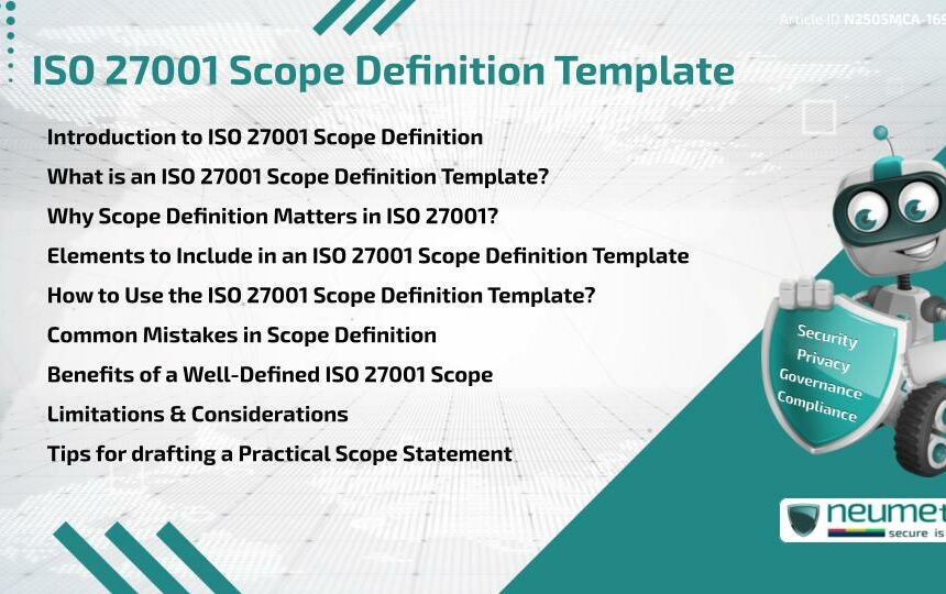 ISO 27001 Scope Definition Template