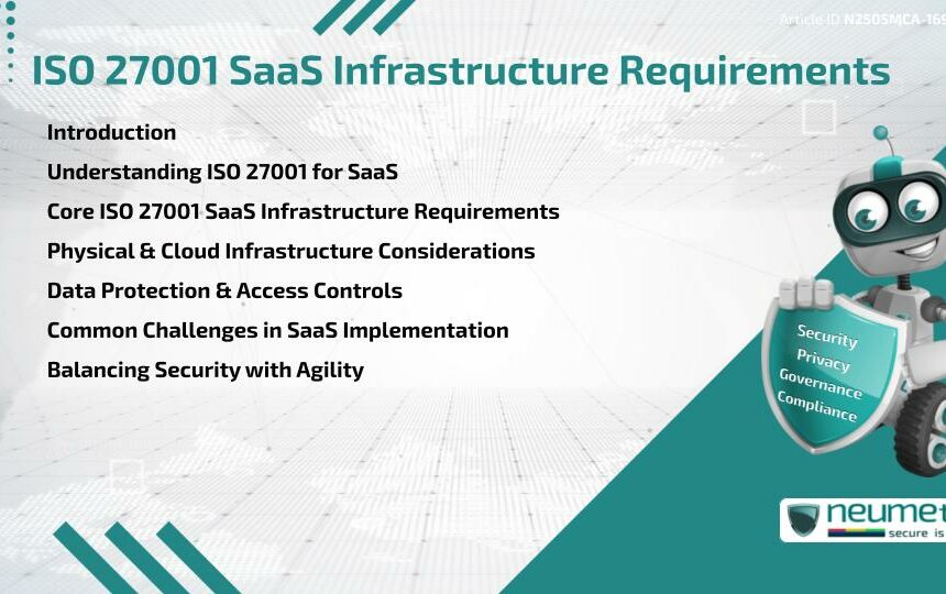 ISO 27001 SaaS Infrastructure Requirements
