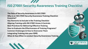 ISO 27001 Security Awareness Training Checklist