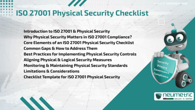 ISO 27001 Physical Security Checklist