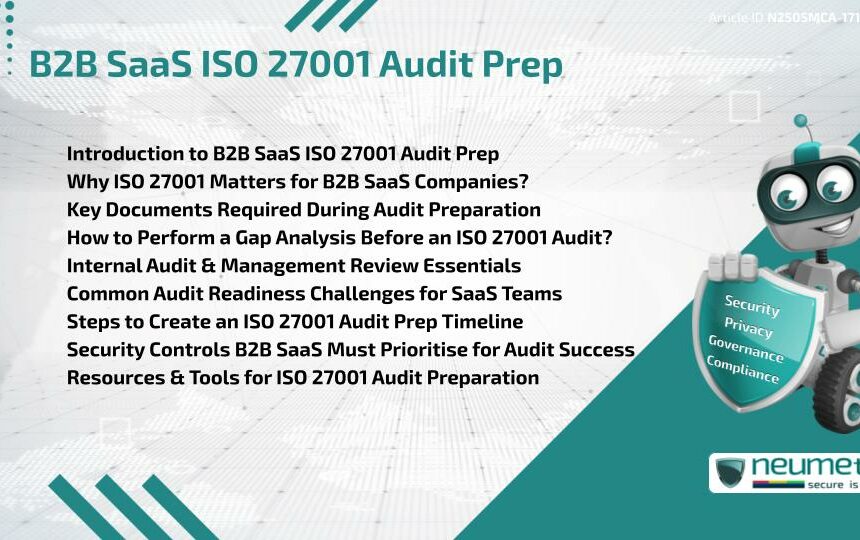 B2B SaaS ISO 27001 Audit Prep