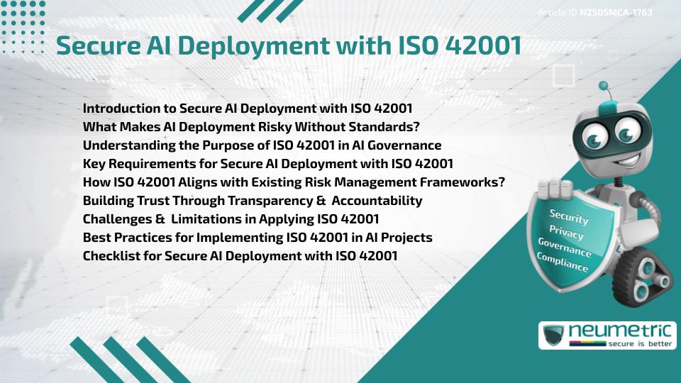 Secure AI Deployment with ISO 42001