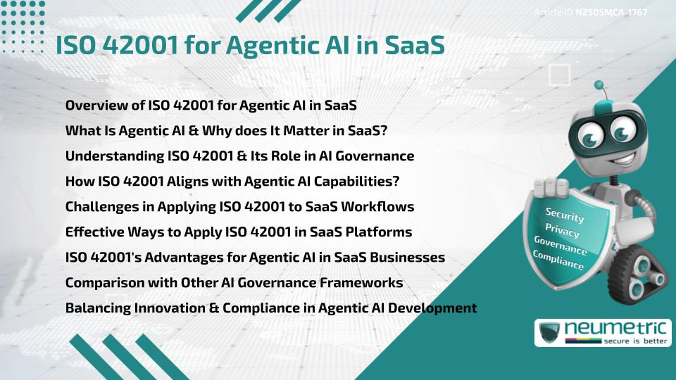ISO 42001 for Agentic AI in SaaS