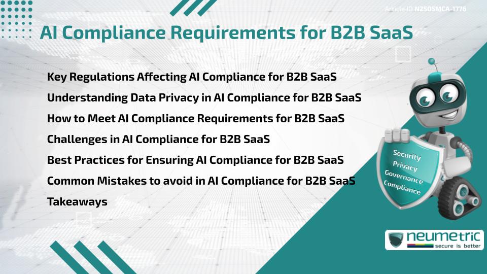 AI Compliance Requirements for B2B SaaS