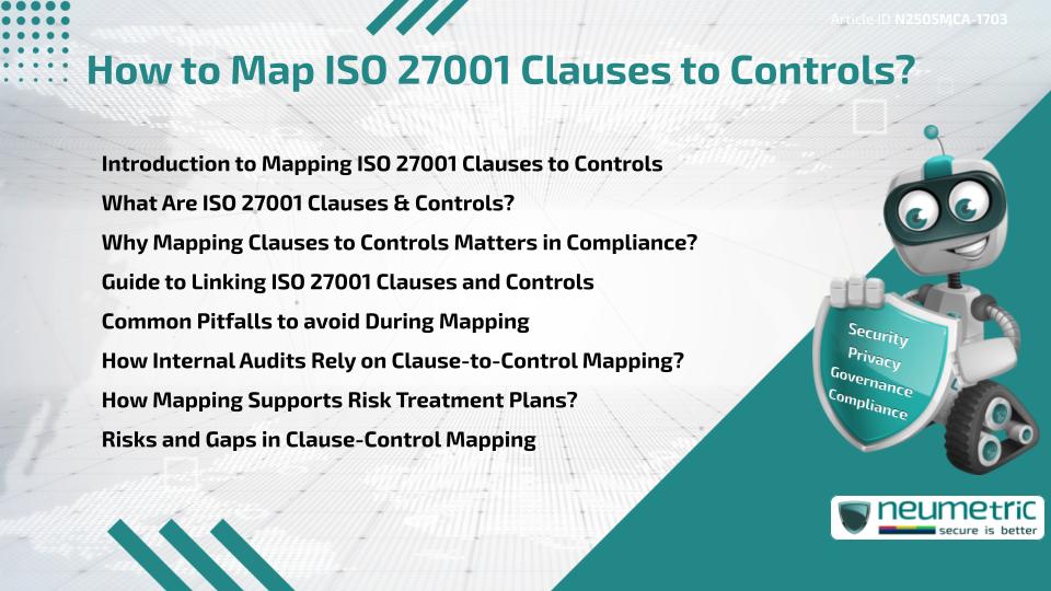 How to Map ISO 27001 Clauses to Controls?