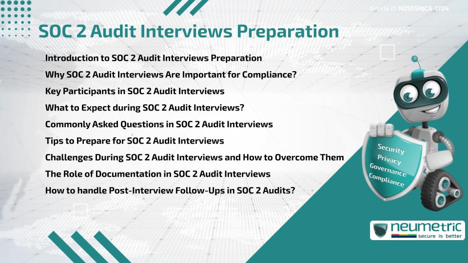 SOC 2 Audit Interviews Preparation