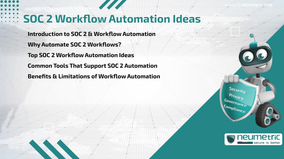 SOC 2 Workflow Automation Ideas