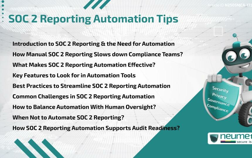 SOC 2 Reporting Automation Tips