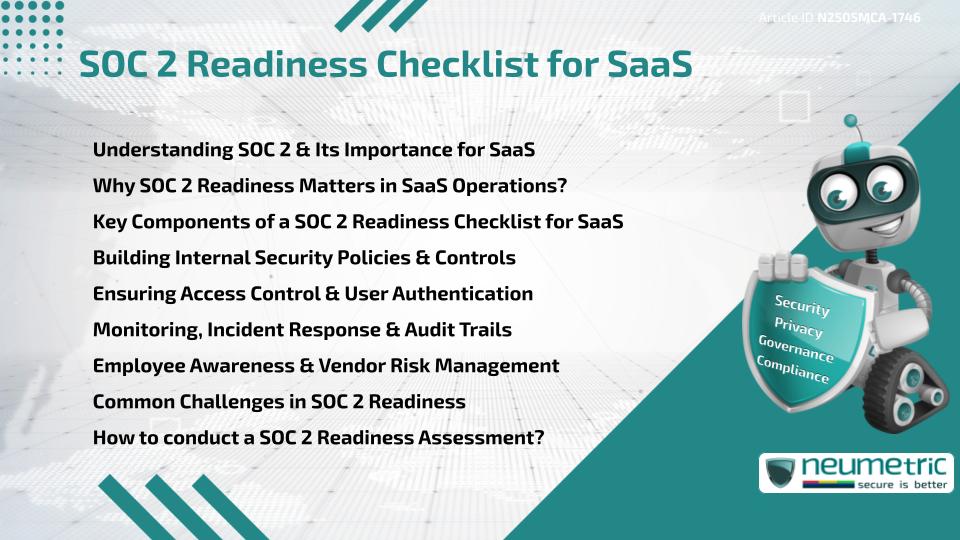SOC 2 Readiness Checklist for SaaS