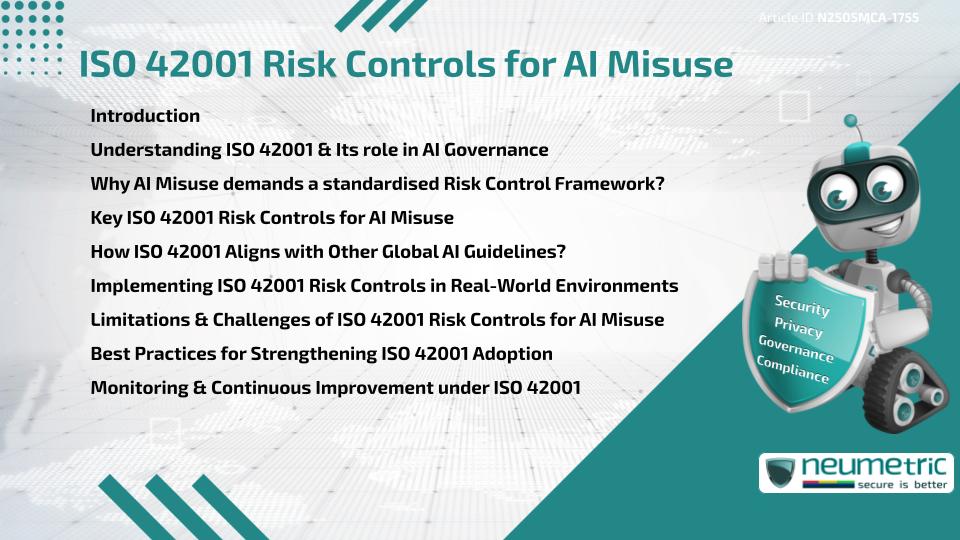 ISO 42001 Risk Controls for AI Misuse