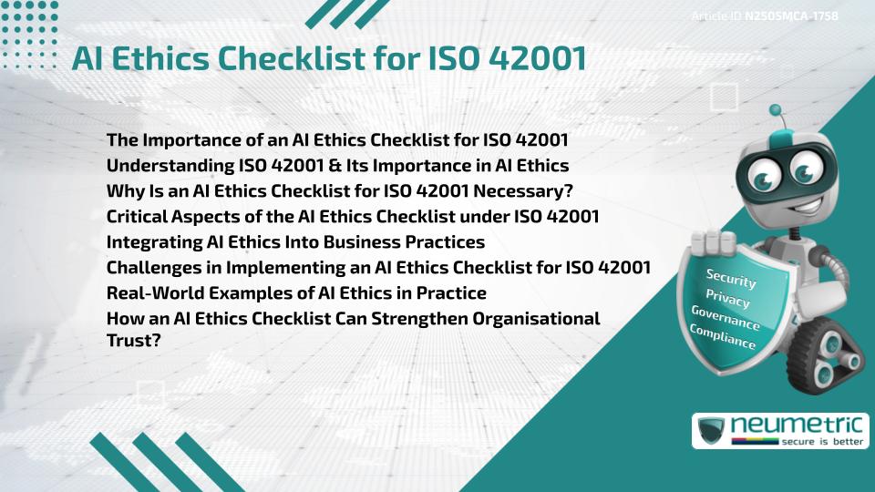 AI Ethics Checklist for ISO 42001