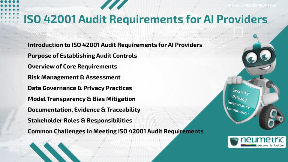 ISO 42001 Audit Requirements for AI Providers