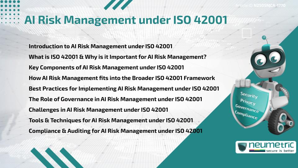 AI Risk Management under ISO 42001