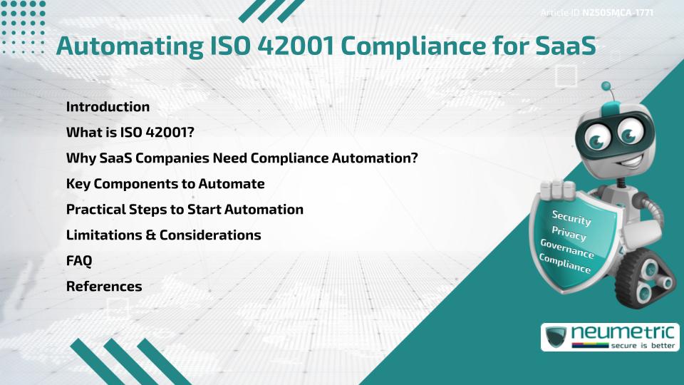 Automating ISO 42001 Compliance for SaaS
