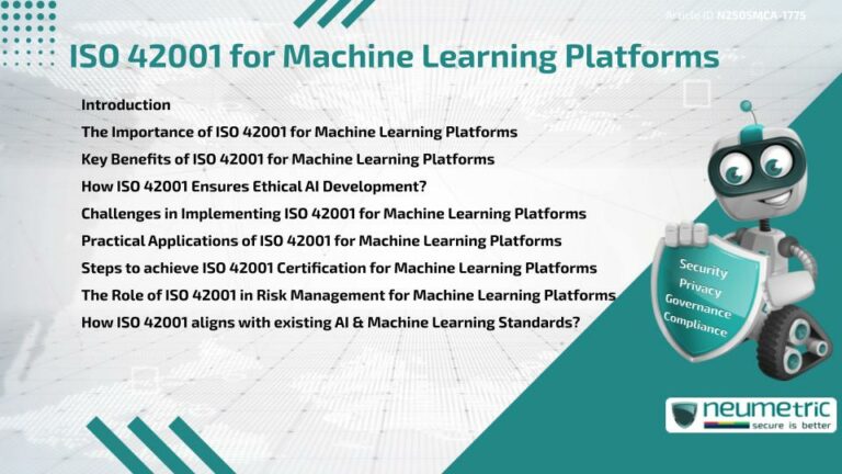 ISO 42001 for Machine Learning Platforms