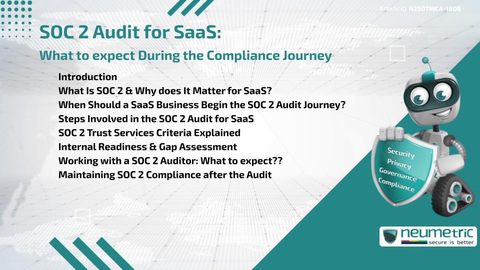 SOC 2 Audit for SaaS: What to expect?? During the Compliance Journey