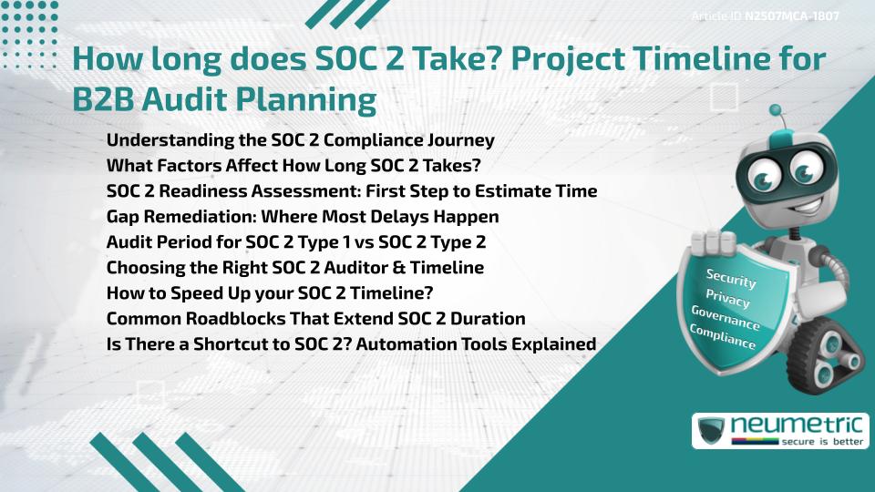 How Long does SOC 2 Take? Project Timeline for B2B Audit Planning