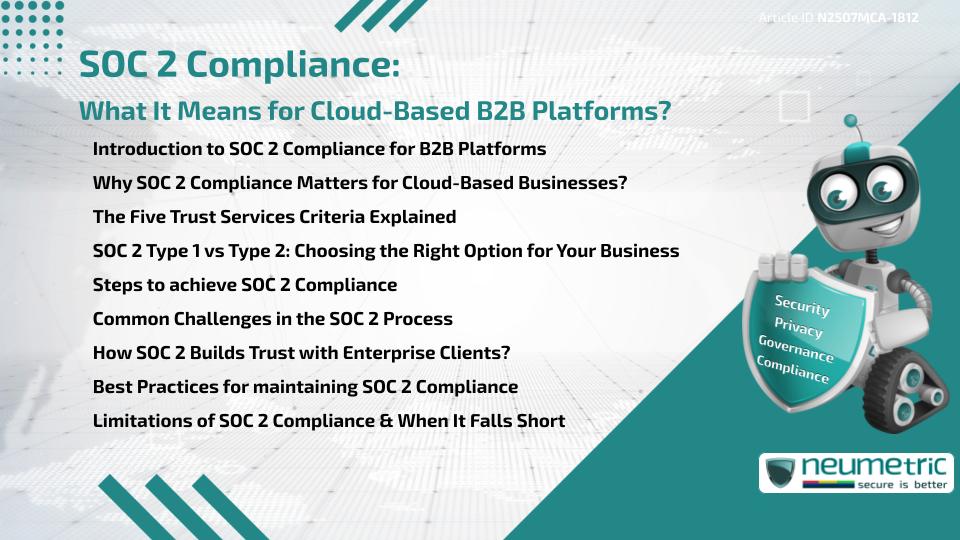 SOC 2 Compliance: What It Means for Cloud-Based B2B Platforms?
