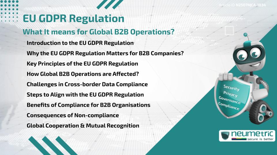 EU GDPR Regulation: What It means for Global B2B Operations?