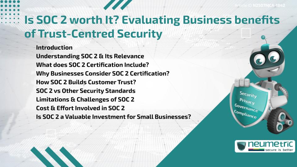 Is SOC 2 Worth It? Evaluating Business Benefits of Trust-Centred Security