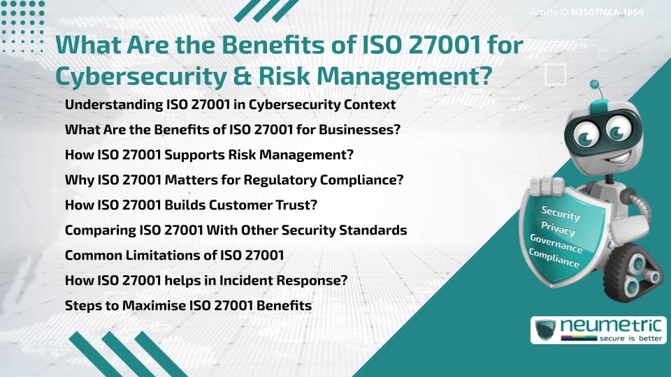 What Are the Benefits of ISO 27001 for Cybersecurity & Risk Management?